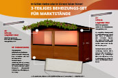 Beheizung Marktstand - Verkaufsstand